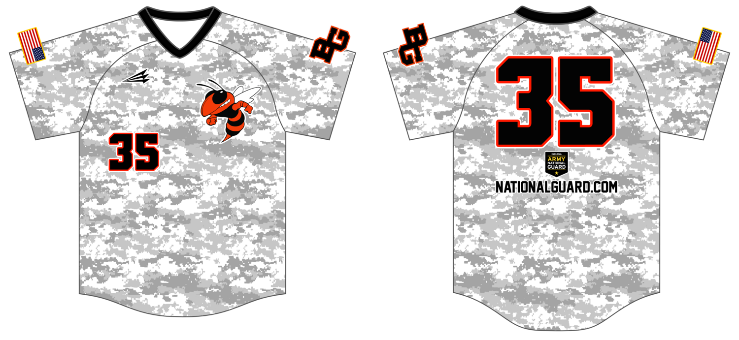 Beech Grove High School Custom HexaFlex Baseball Jersey #J1F