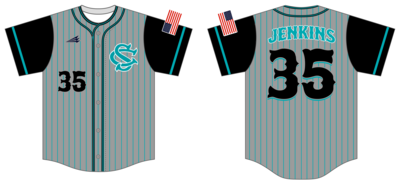 Columbus Sharks Custom HexaFlex Baseball Jersey #J2