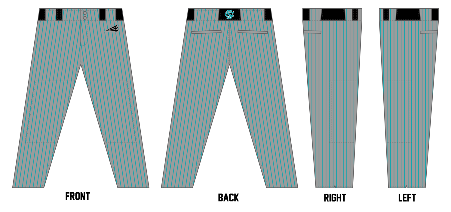 Columbus Sharks Custom Relaxed Baseball Pant #BP1B