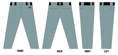 Columbus Sharks Custom Relaxed Baseball Pant #BP1B