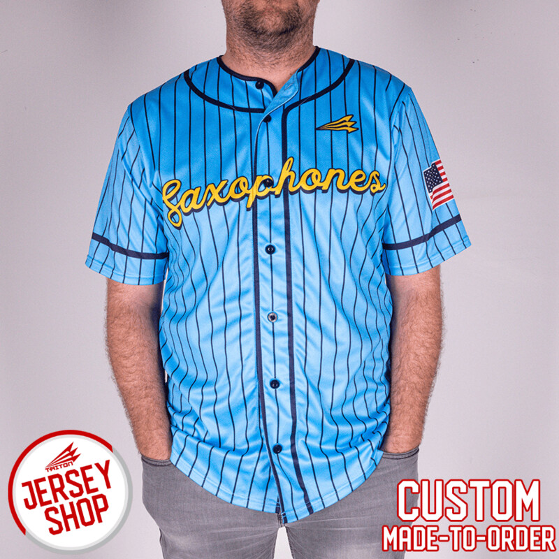 Saxophones Custom Baseball Jersey