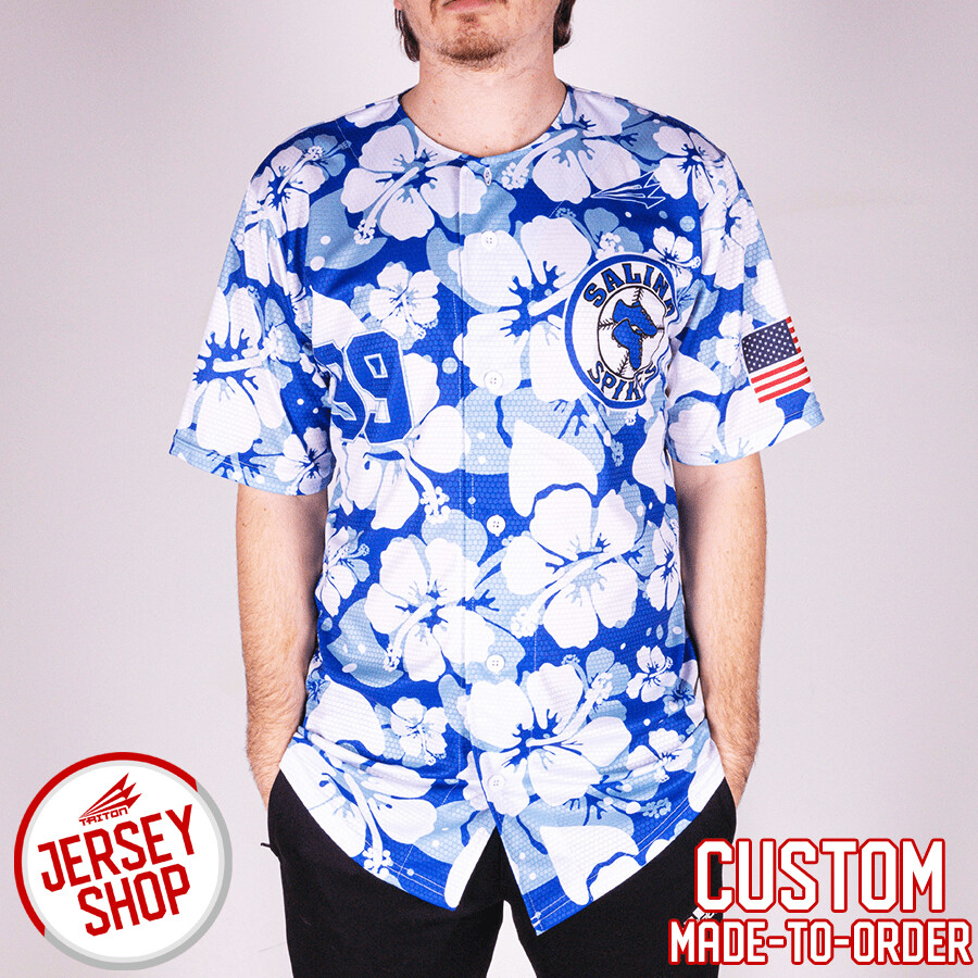 Salina Spikes &#39;Hawai&#39;i&#39; Custom Baseball Jersey