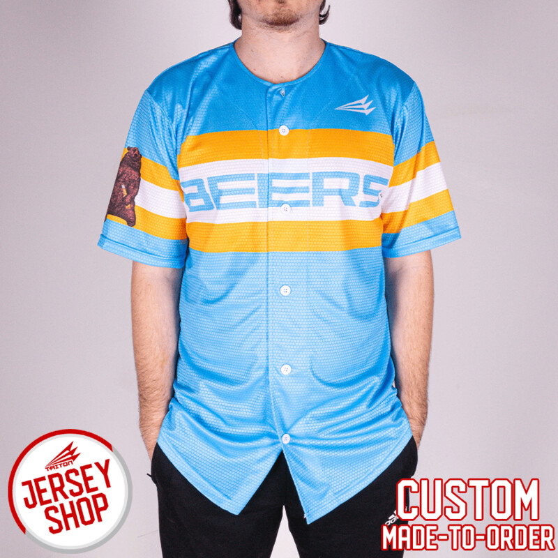 Bad News Beers Custom Baseball Jersey