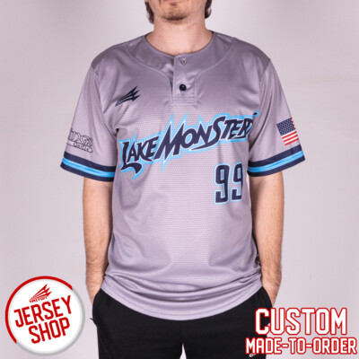 Lake Monsters Baseball Custom Baseball Jersey