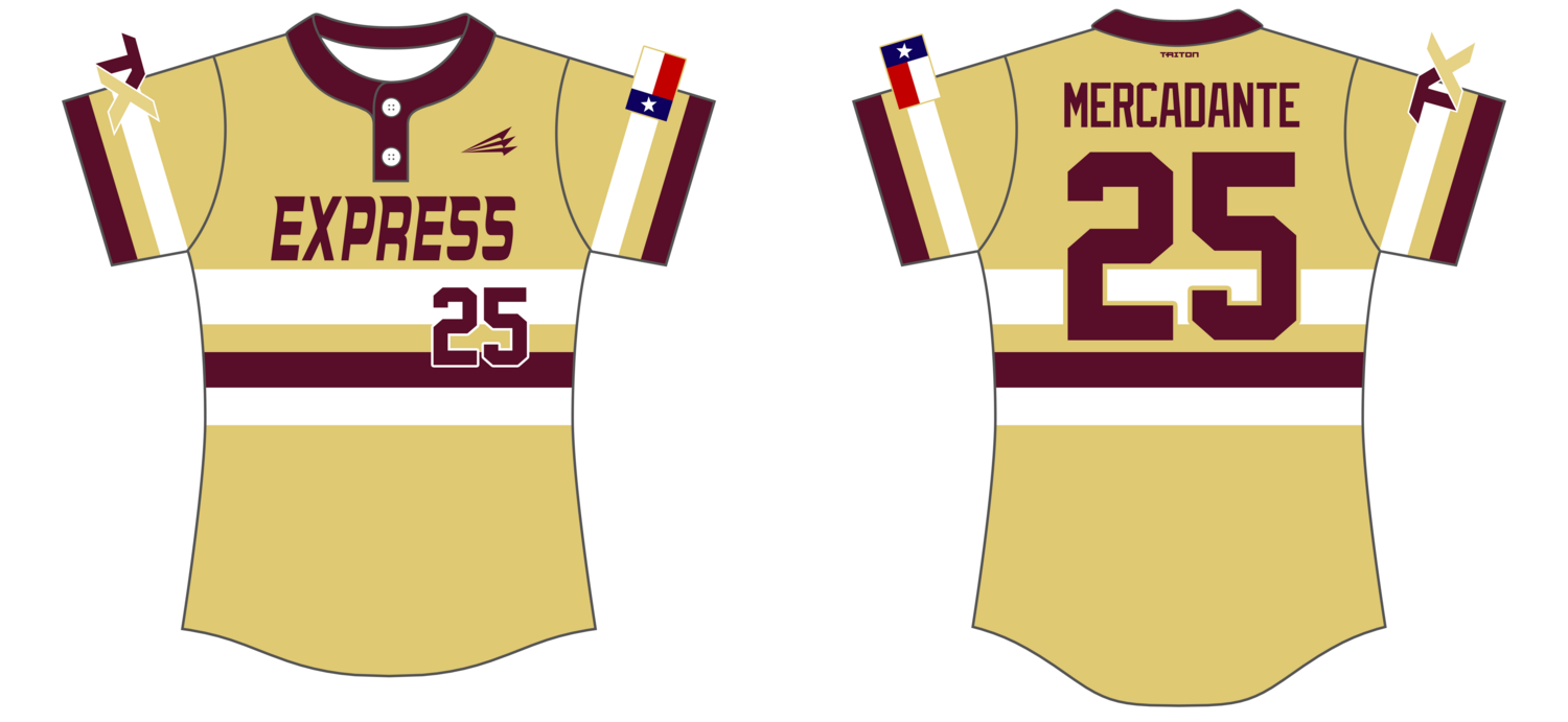 TEXAS EXPRESS Custom NanoDri Softball Jersey #J2B