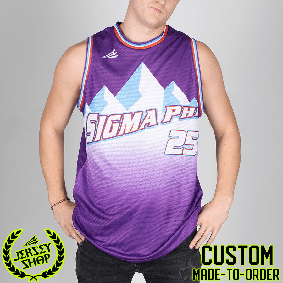 Sigma Phi Custom Basketball Jersey