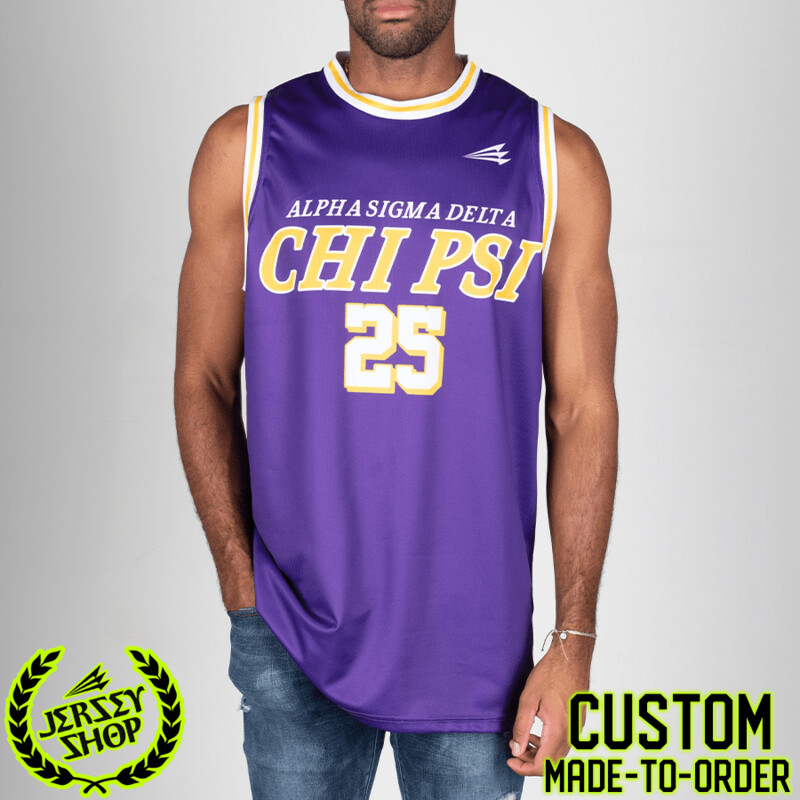 Chi Psi Custom Basketball Jersey