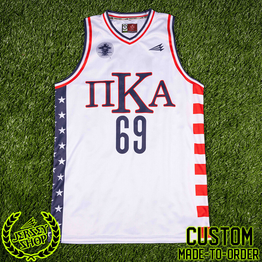 Pi Kappa Alpha Custom Basketball Jersey