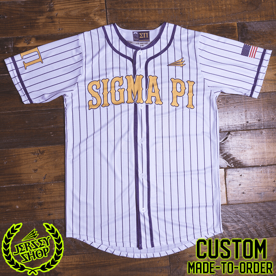 Sigma Pi Custom Baseball Jersey