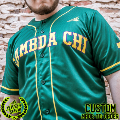Lambda Chi Custom Baseball Jersey Design