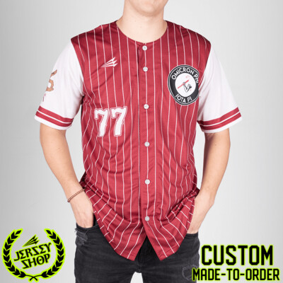 Omicron Phi Nupes Custom Baseball Jersey