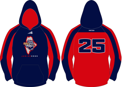 Maine Junior Dogs Custom Vulcan Hoodie #VH1