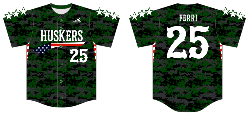 Yorktown Huskers Custom HexaFlex Baseball Jersey #J24b