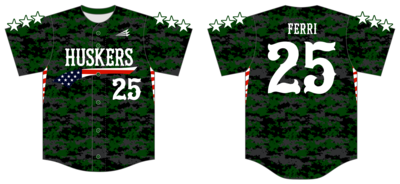 Yorktown Huskers Custom HexaFlex Baseball Jersey #J24b