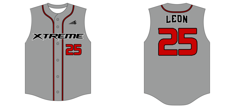 Team Xtreme Custom NanoDri Baseball Jersey #J23f