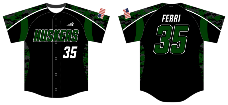 Yorktown Huskers Custom HexaFlex Baseball Jersey #J26c