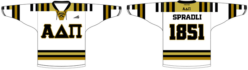 Alpha Delta Pi (Spradlin) Custom NanoDri Hockey Jersey #J4