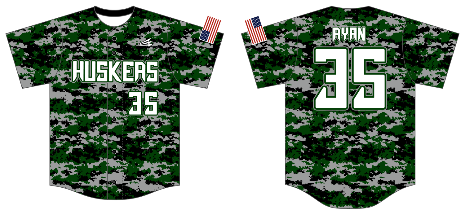 Yorktown Huskers Custom NanoDri Baseball Jersey #J16