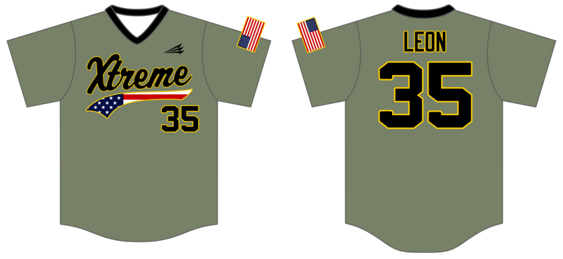 Team Xtreme Custom NanoDri Baseball Jersey #J24b