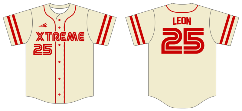 Team Xtreme Custom NanoDri Baseball Jersey #J22d