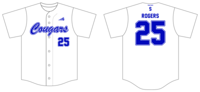 Southern Academy Cougars Custom HexaFlex Baseball Jersey #J4a
