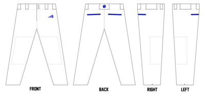 Southern Academy Cougars Custom Long Relaxed Baseball Pant #BP4a