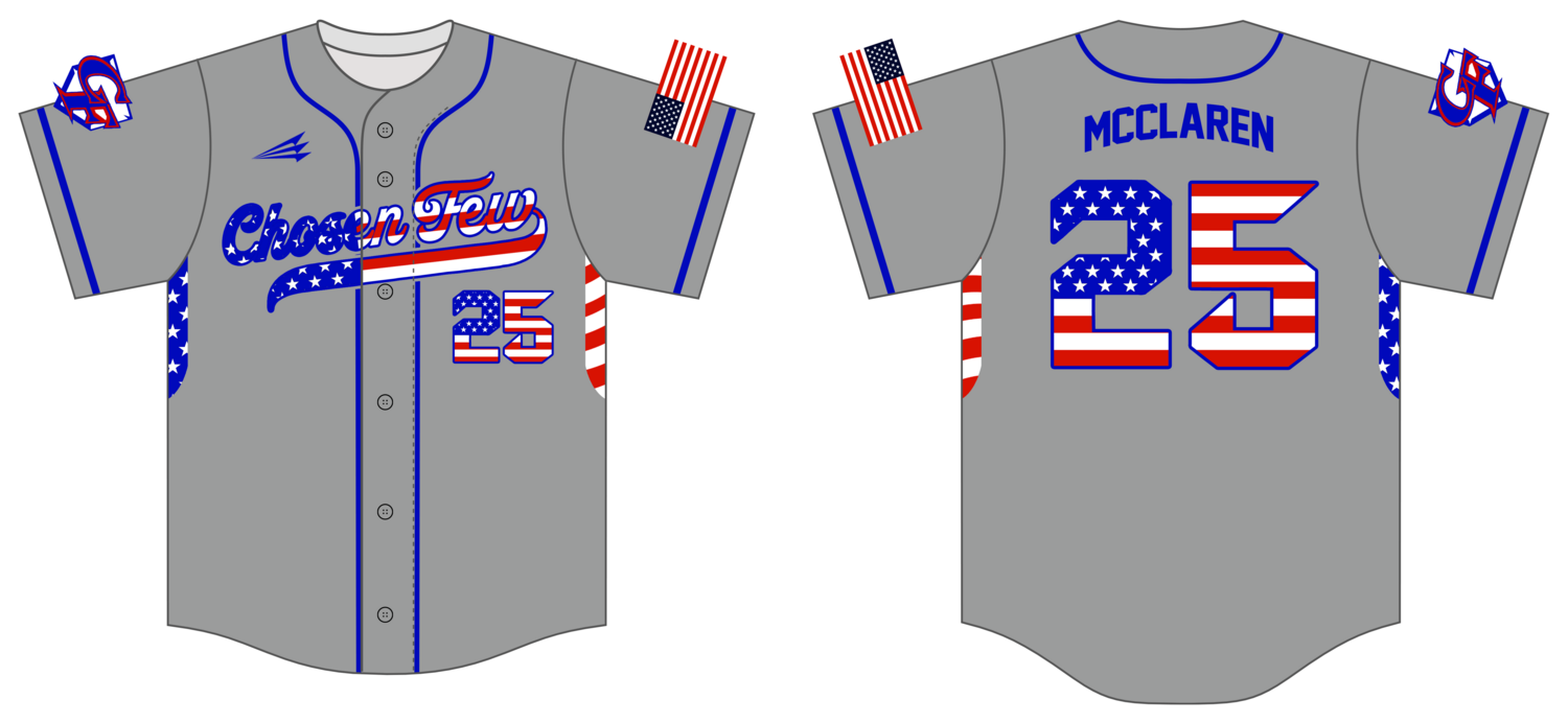 Arkansas Chosen Few Custom HexaFlex Baseball Jersey #J5BX