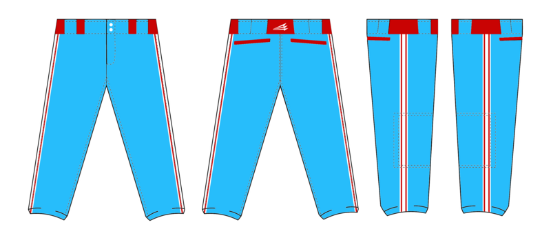 Poplar Springs Custom Fastpitch Pant #FP4b