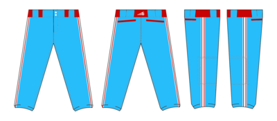 Poplar Springs Custom Fastpitch Pant #FP4b