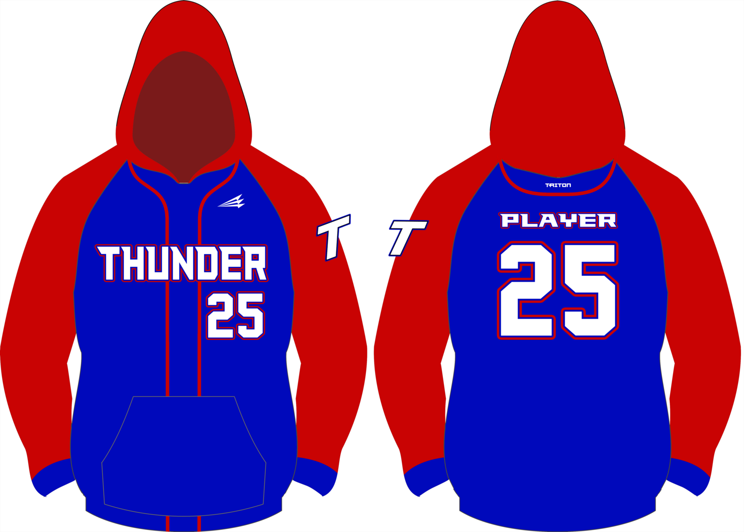 Troy Thunder Custom Vulcan Hoodie #VH1B