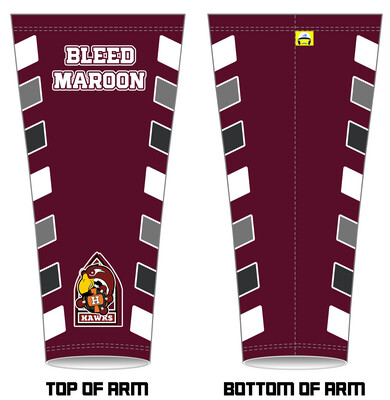 Hallam Hawks Custom Arm Sleeve #AS2B