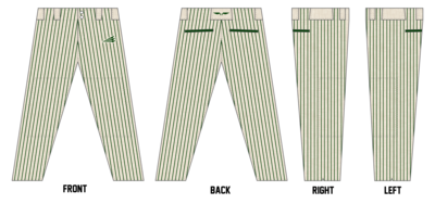 Lane County Barnstormers Custom Long Baseball Pants #BP2B