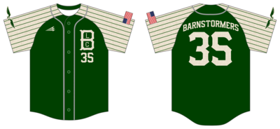 Lane County Barnstormers Custom Hexaflex Baseball Jersey #J3C