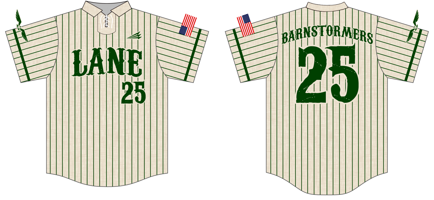 Lane County Barnstormers Custom Hexaflex Baseball Jersey #J2B