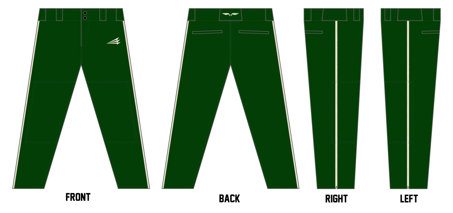 Lane County Barnstormers Custom Long Baseball Pants #BP4C