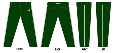 Lane County Barnstormers Custom Long Baseball Pants #BP4C
