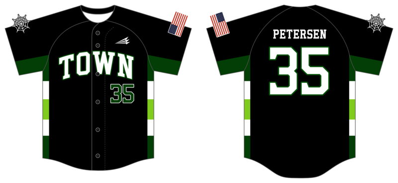 Yorktown Spiders 8u Custom HexaFlex Baseball Jersey #J15e