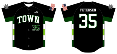 Yorktown Spiders 8u Custom HexaFlex Baseball Jersey #J15e