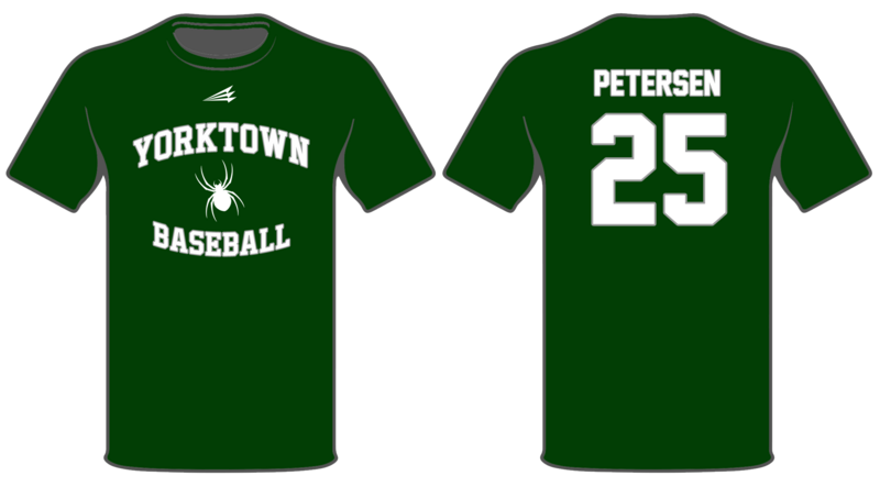Yorktown Spiders 8u Custom HyperTee #HT4
