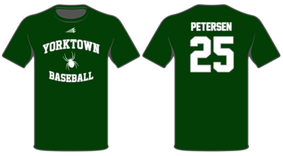 Yorktown Spiders 8u Custom HyperTee #HT4