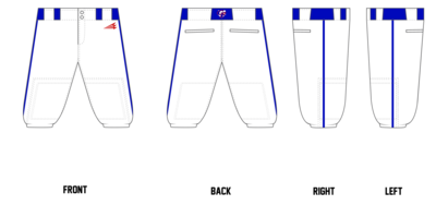 Arkansas Chosen Few Custom Knicker Baseball Pant #BP6B