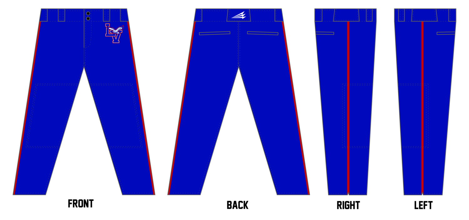 Lake Villa Eagles Custom Relaxed Baseball Pant #BP6C