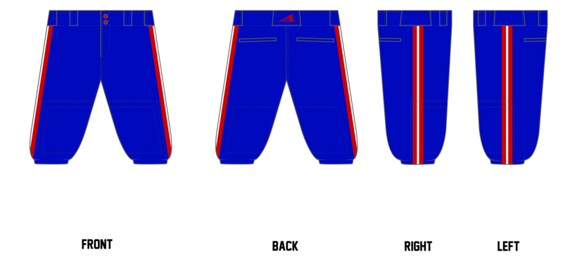 Lake Villa Eagles Custom Knicker Baseball Pant #BP2C