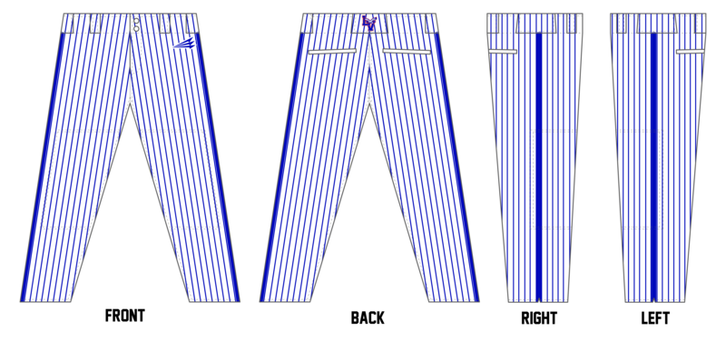 Lake Villa Eagles Custom Relaxed Baseball Pant #BP9D
