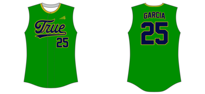 TTA Gold Softball Custom HexaFlex Baseball Jersey #J10C