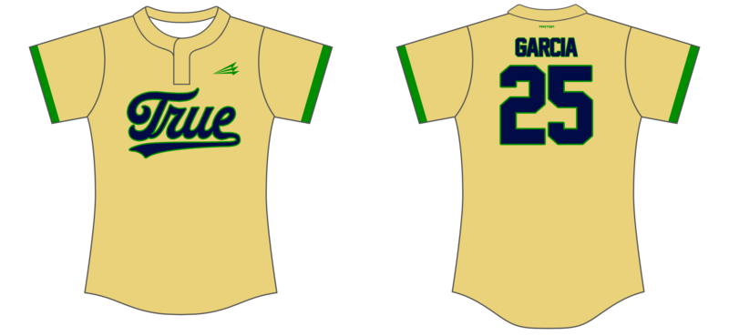 TTA Gold Softball Custom HexaFlex Baseball Jersey #J9C