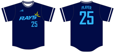 Tennessee Rays Custom HexaFlex Baseball Jersey #J6