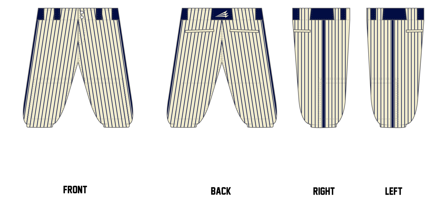 University of Tennessee Chattanooga Club Baseball Custom Knicker Baseball Pant #BP2B