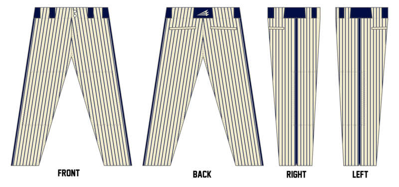 University of Tennessee Chattanooga Club Baseball Custom Relaxed Baseball Pant #BP2