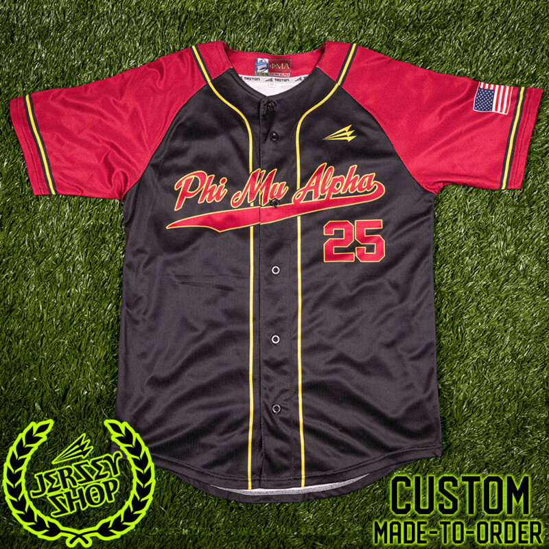 Phi Mu Alpha Custom NanoDri Baseball Jersey #J3c